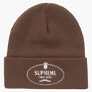 Supreme Crest Beanie Brown