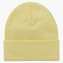Supreme crest beanie pale yellow