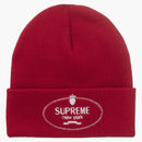 Supreme crest beanie red