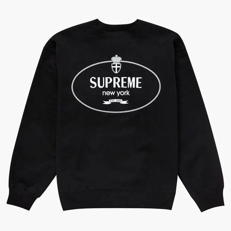 Supreme Crest Crewneck (fw24) Black