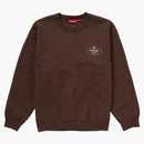 Marrone supremo Crest Crewneck (FW24)