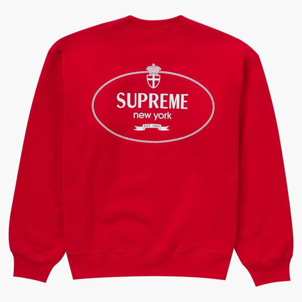 Nejvyšší Crest Crewneck (FW24) Červená