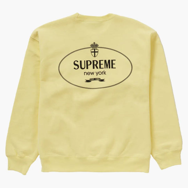 Supreme Crest Crewneck (FW24) gul