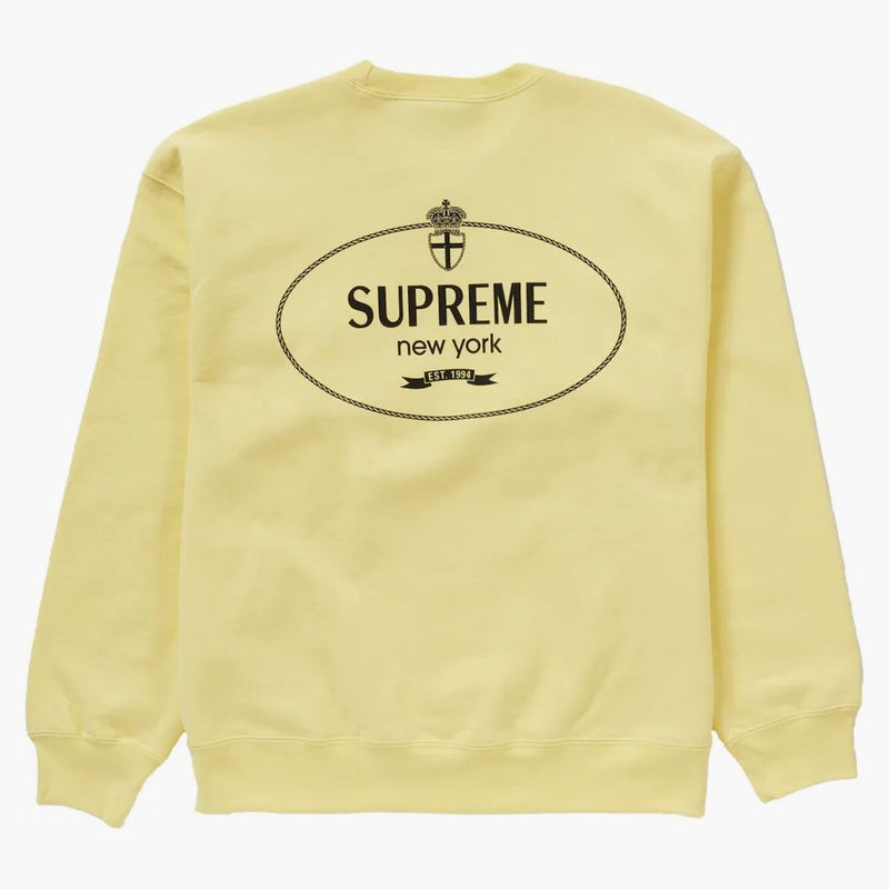 Supreme Crest Crewneck (FW24) gul