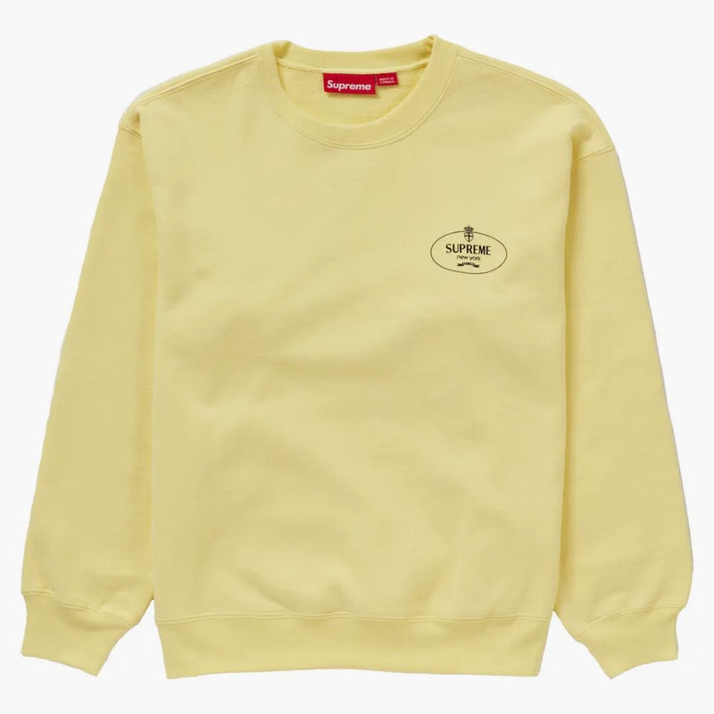 Supreme Crest Crewneck (FW24) gul