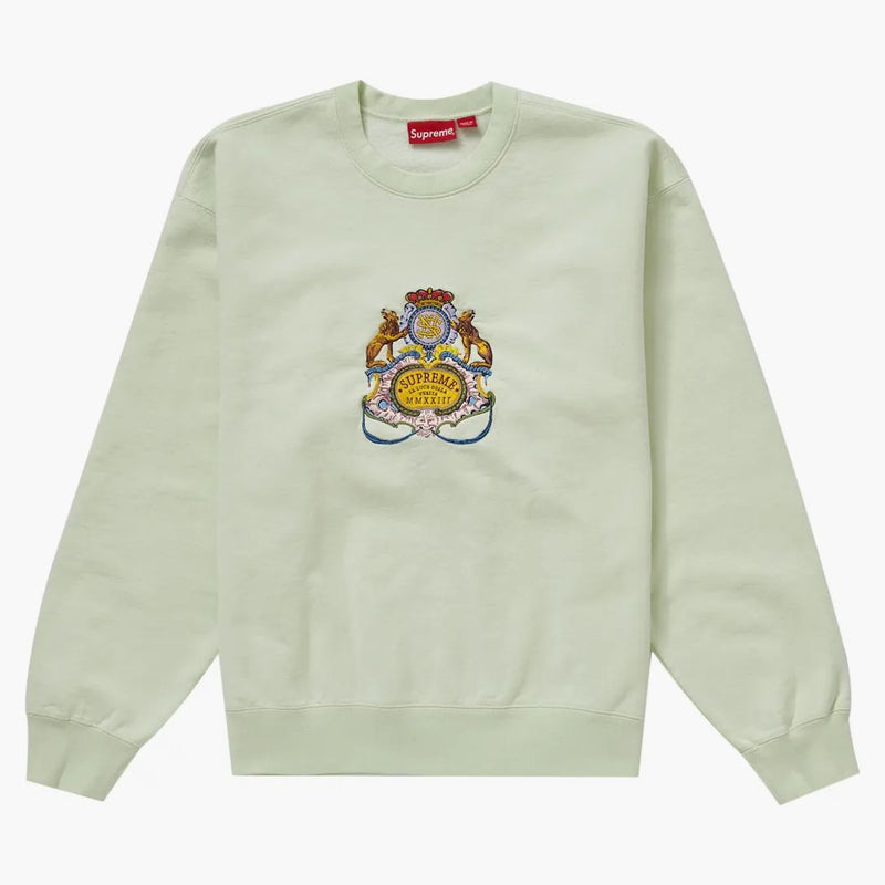 Supreme Crest Crewneck, verde claro