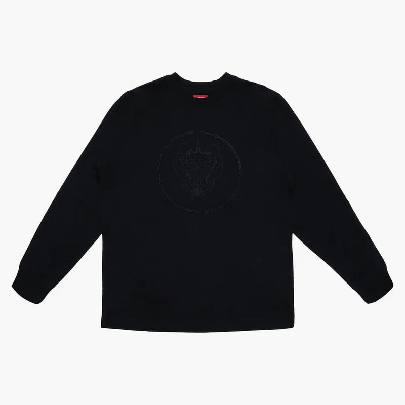 Supreme Crest L/S Top Black