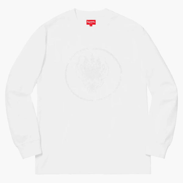 Supreme Crest L/S Top White