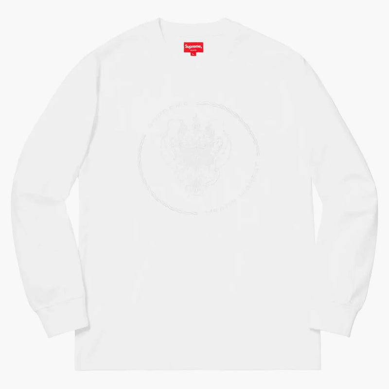 Supreme Crest L/S Top White