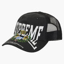 Supreme Crest Mesh Back 6-panel Black