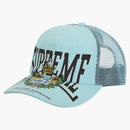 Supreme Crest Mesh Back 6-panel Light Blue
