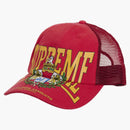 Supreme Crest Mesh Back 6-panel Red