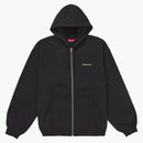 Supreme Crest Zip Up Hooded Sweatshirt Black