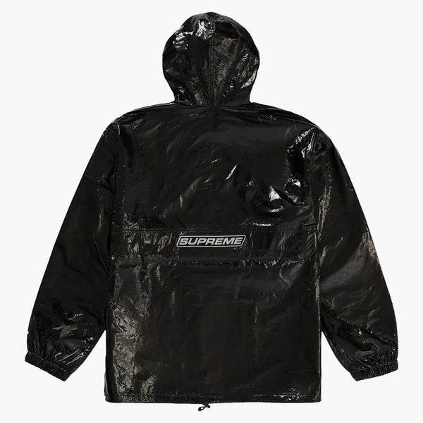 Supremo crinkle anorak nero