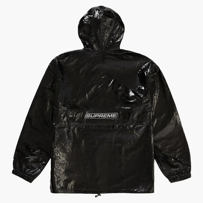 Supremo crinkle anorak nero