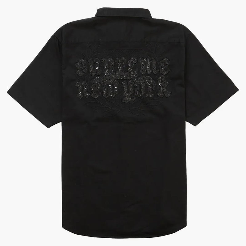 Nejvyšší Croc Patch S/S Work Shirt Black