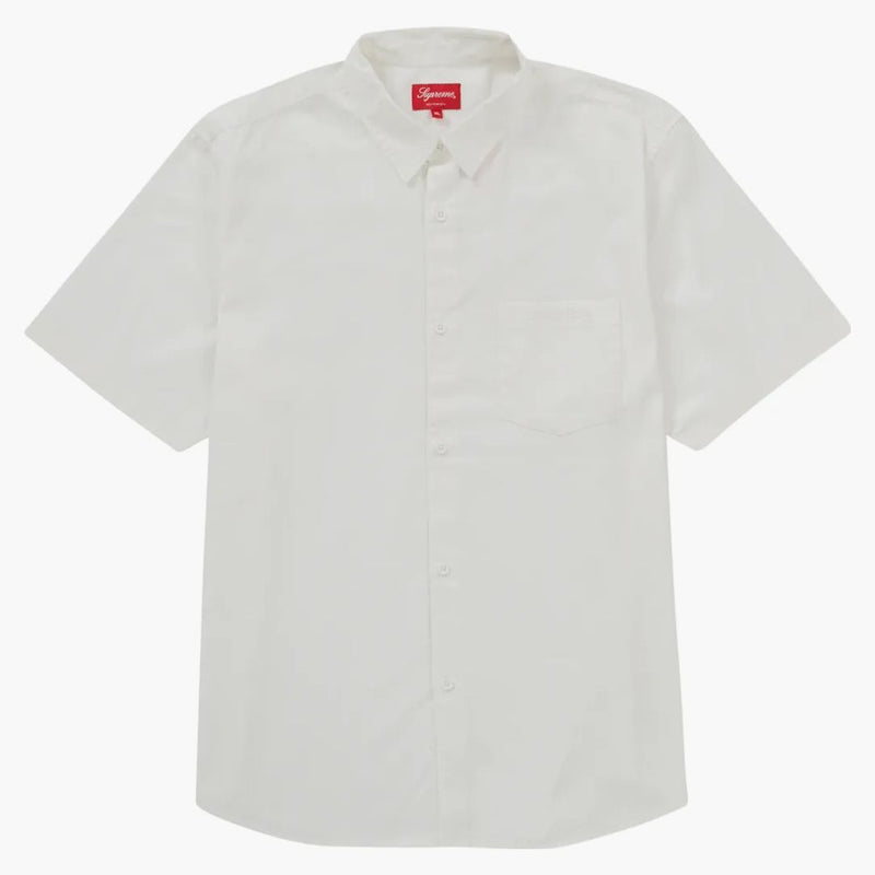 Supreme Croc Patch S/s Work Shirt White