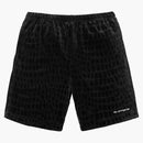 Supreme Croc Velour Short Black