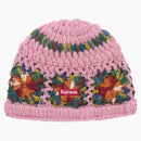 Supreme Crochet Beanie (ss25) Pink