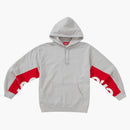 Supreme Cropped Panels Hooded Sweatshirt Gray