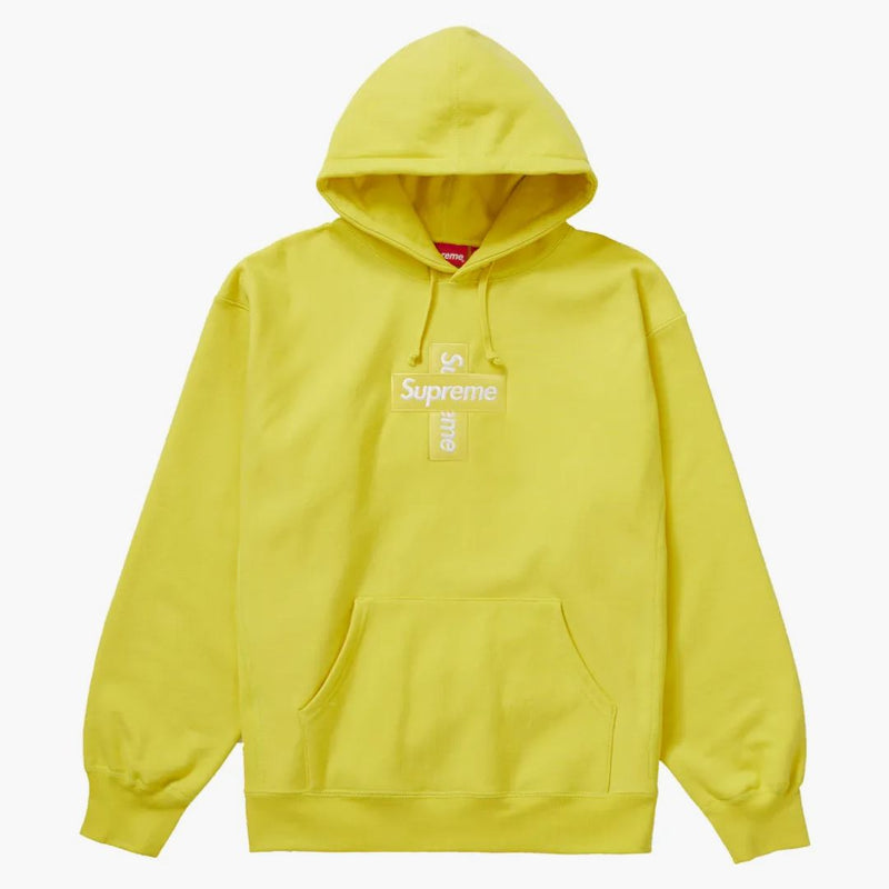 Nejvyšší křížová krabice Logo Mikina s kapucí citronu