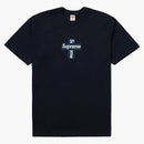 Supreme Cross Box Logo Tee Navy