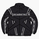 Supreme Cross Paneled Track Jacket Black