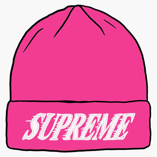 Supreme Crossover Beanie Fuchsia
