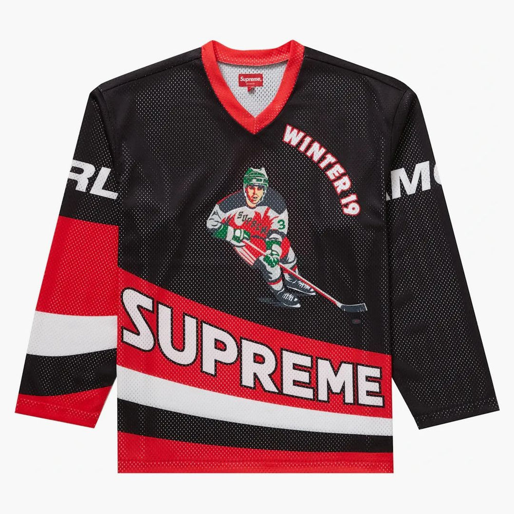 Supreme シュプリーム Crossover Hockey Jersey Supreme Hockey Jersey Black - Kup w Hypenegan