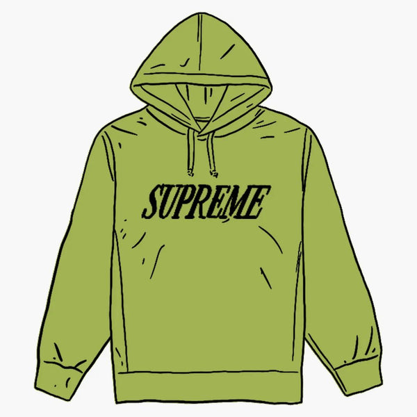 Supreme Crossover Hooded Sweatshirt Lime