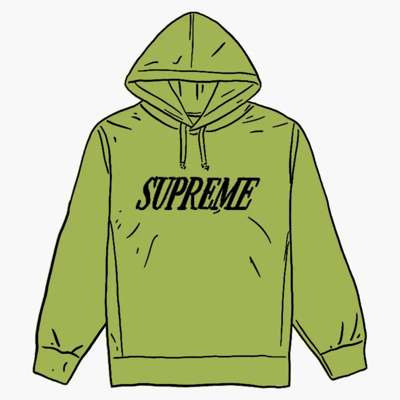 Supreme Crossover Hooded Sweatshirt Lime