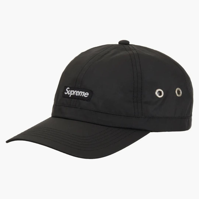 Supreme Crown Band Nylon 6 Panel (SS24) Black