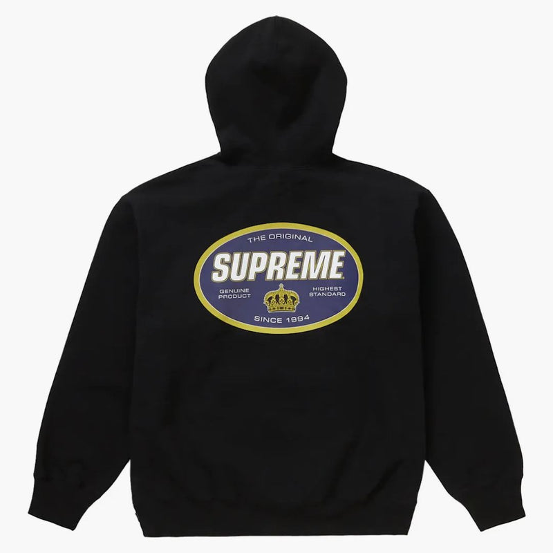Supreme Crown Hooded Sweatshirt svart