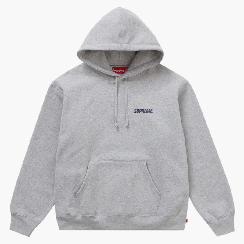 Supreme Crown Hooded Sweatshirt Heather Gray