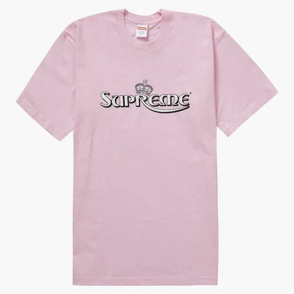 Supreme Crown Tee ljusrosa