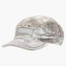 Supreme Crushed Velvet Camp Cap Grey