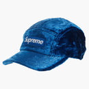 Supreme Crushed Velvet Camp Cap Royal