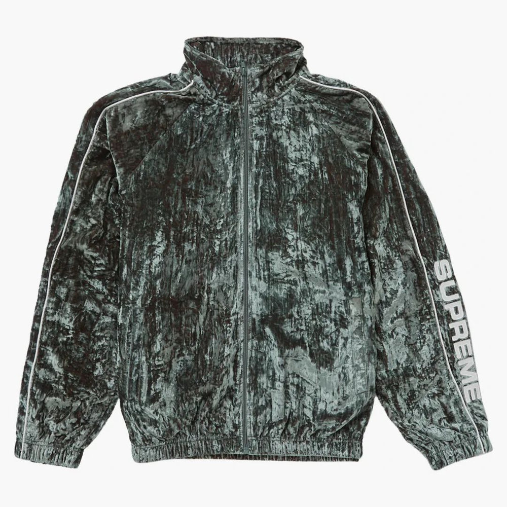 ジャケット・アウター Supreme Crushed Velvet Track Jacket Supreme Crushed Velvet Track Jacket (FW23) - $158