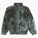 Nejvyšší rozdrcená sametová traťová bunda olive