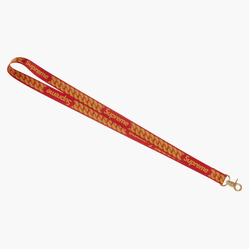 Supreme Cuban left Lanyard Red