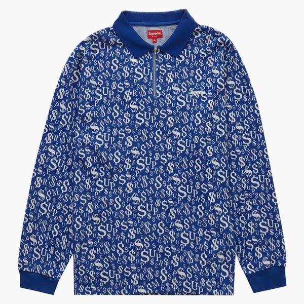 supreme Checkerboard Zip Polo ブルー Checkerboard Zip Polo – Supreme