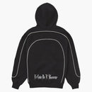 Supreme Curve Piping Hooded Sweatshirt Black