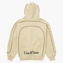 Supreme Curve Piping Hooded Sweatshirt Natural