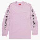 Supreme cut out l/s top pale pink