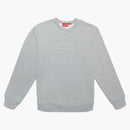 Supreme cutout logo crewneck Heather gray