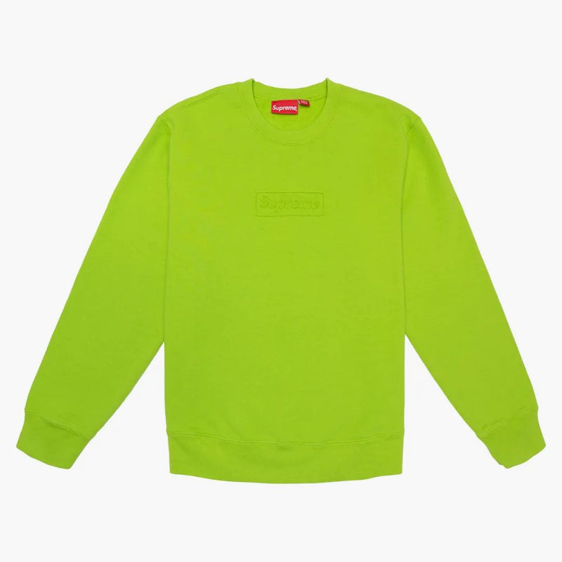 Nejvyšší výřez logo CrewNeck Lime