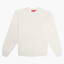 Supremo taglio logo Crewneck Natural