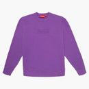 Supreme CUTOUT LOGOTO CREWCHECK VIOLET