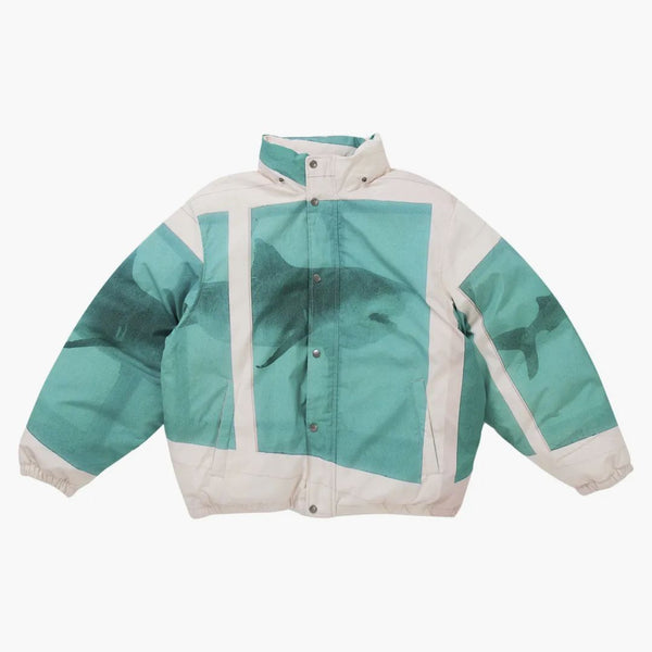 Nejvyšší Damien Hirst Down Buffer Jacket White