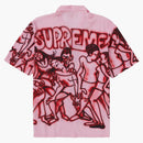 Supreme Dancing Rayon S/s Shirt Pink